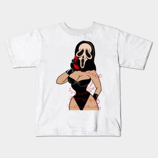 scream pin up Kids T-Shirt